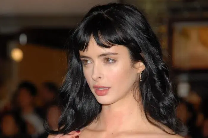 Messy Lob with Bangs